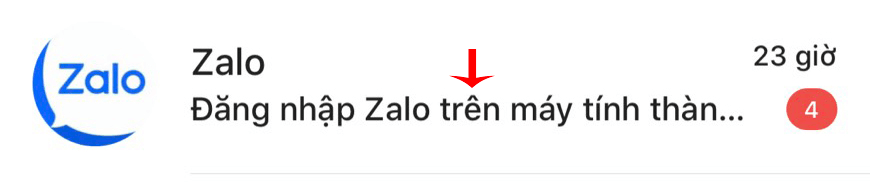 đăng nhập zalo trên máy tính có báo về điện thoại không