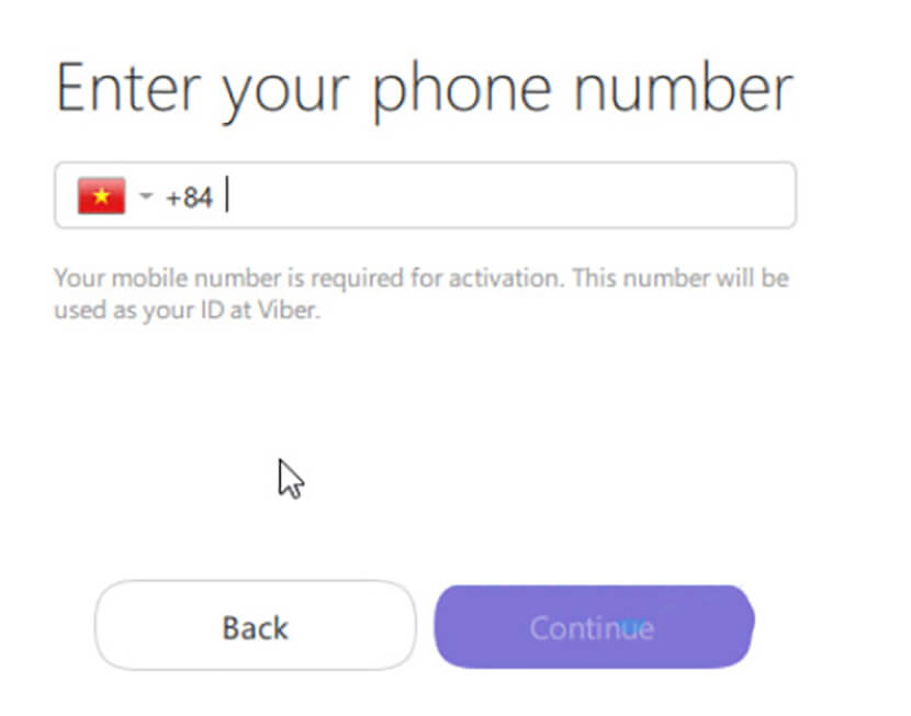 không đăng nhập được viber