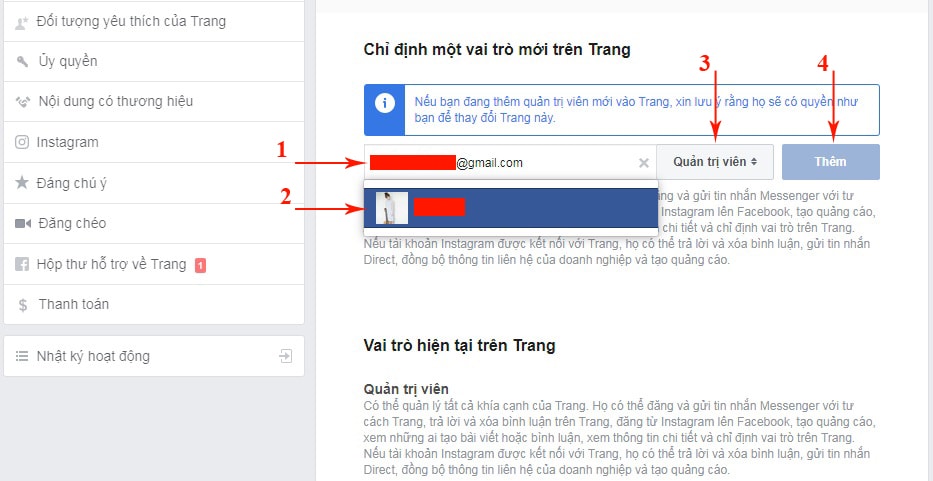 thêm quản trị viên page trên facebook thêm quản trị viên page trên facebook