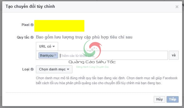 Cài đặt theo dõi hiệu quả chuyển đổi quảng cáo Cài đặt theo dõi hiệu quả chuyển đổi quảng cáo