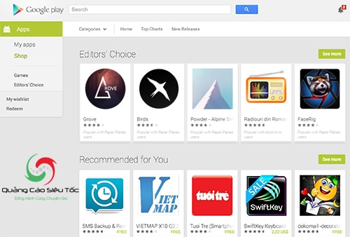 Quảng Cáo Trên Google Play