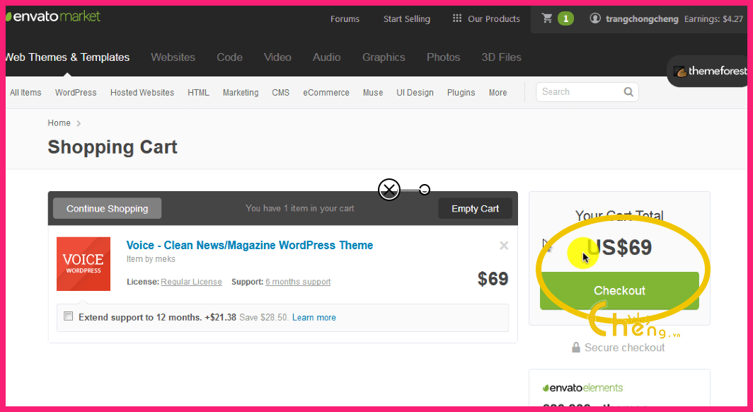 Checkout theme