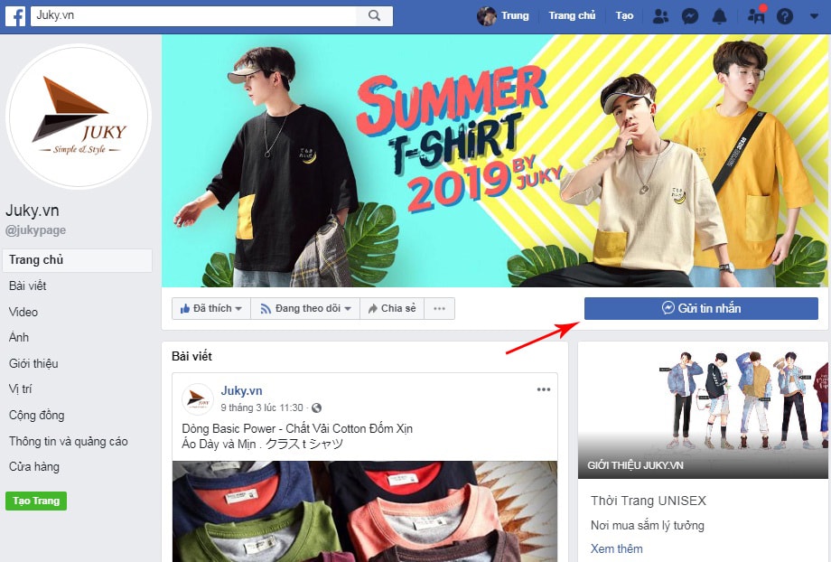 cách tìm admin của fanpage