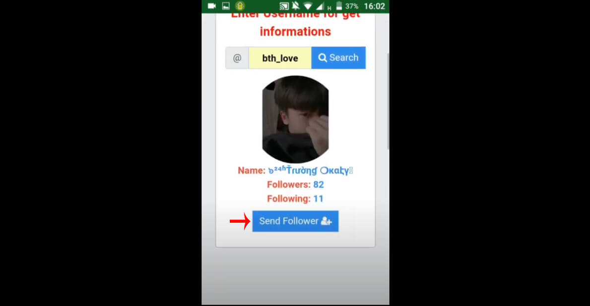 cách hack follow trên tik tok