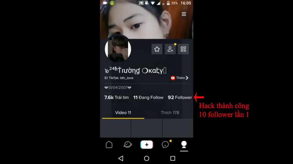 hướng dẫn cách hack lượt theo dõi trên tik tok