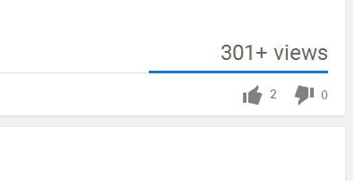 Tại sao video youtube bị dừng ở 301 view?
